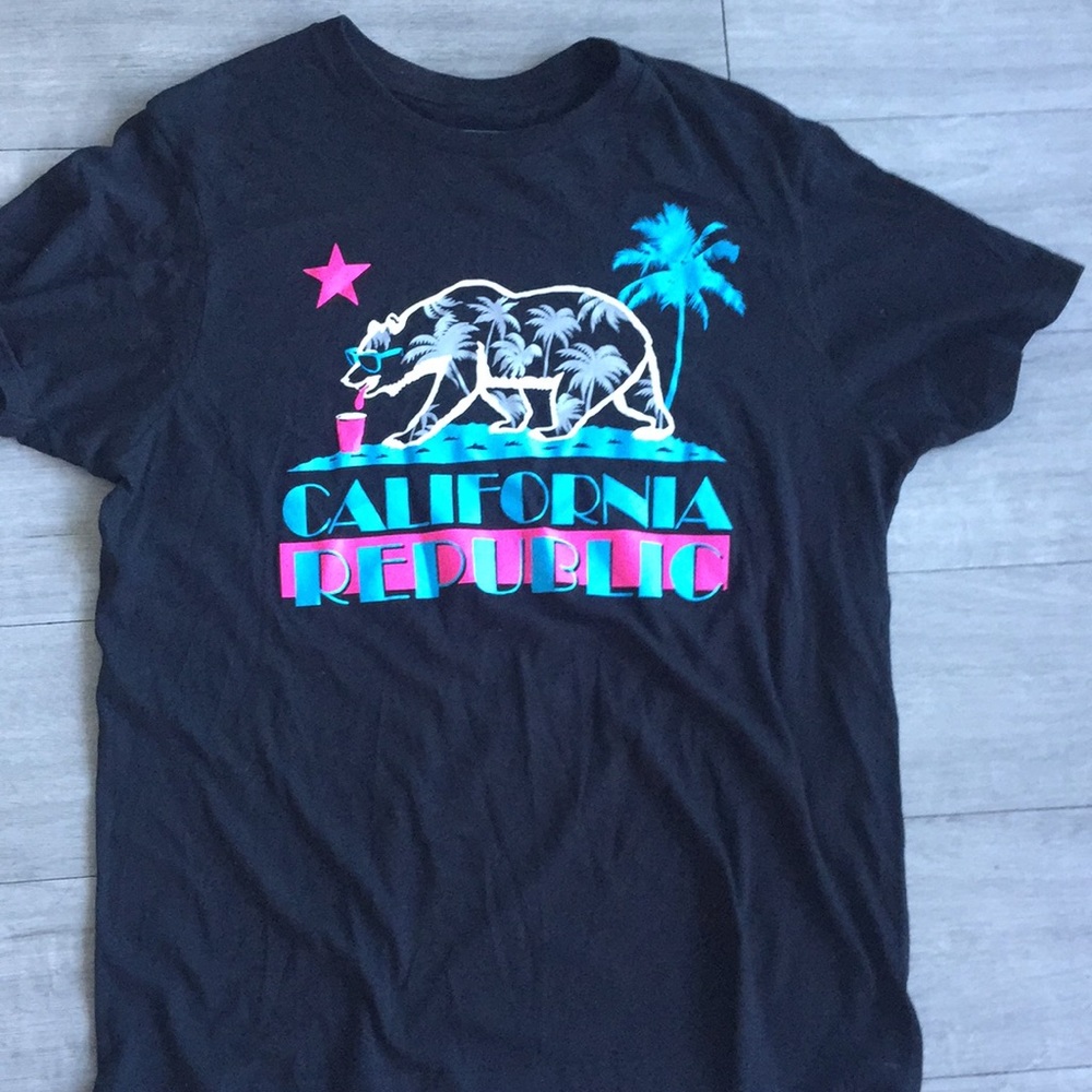 California Republic Black Tee
